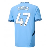 Manchester City Phil Foden #47 Hjemmebanetrøje 2024-25 Kortærmet